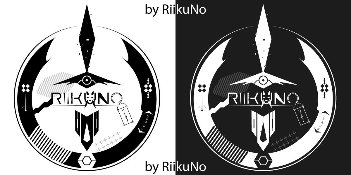 RiikuNo Logo B/W